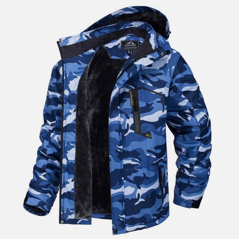 MAGCOMSEN Camo Ski Jacket Size 2XL